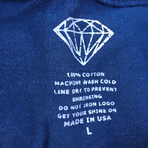 Nice deep blue diamond never fall off swag tshirt - Picture 6 of 6